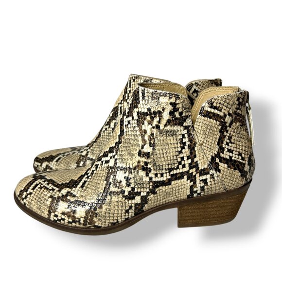Michael Shannon Snake Skin Python Booties 8 - Like New - Picture 3 of 10